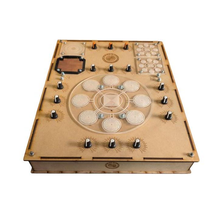 Radionic Machine, The Big Wishing Box 8 wished, 15 dials + 8 wishes, a total of 11 inputs (The Destiny Machine Plus 2.0)