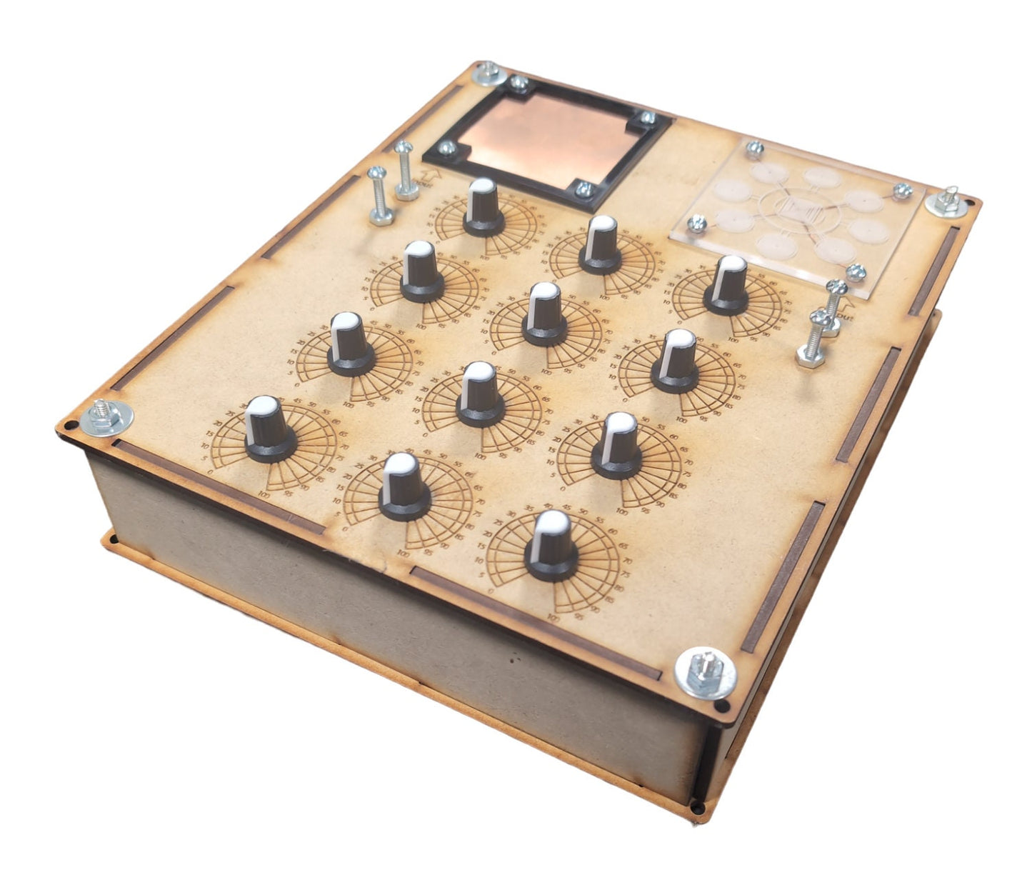 Radionic Machine Wishing Box, 12 dials, Elite version.